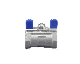 Stainless Steel 1PC Thread Ball Valve with Butterfly Wing Handle